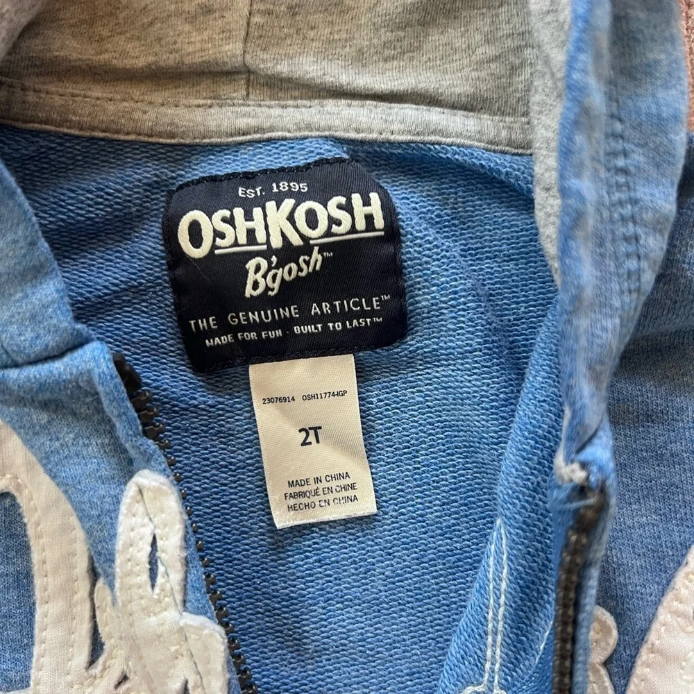 OshKosh B'gosh Blue Kids Hoodie 2t